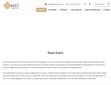 Tablet Screenshot of davetgranit.com